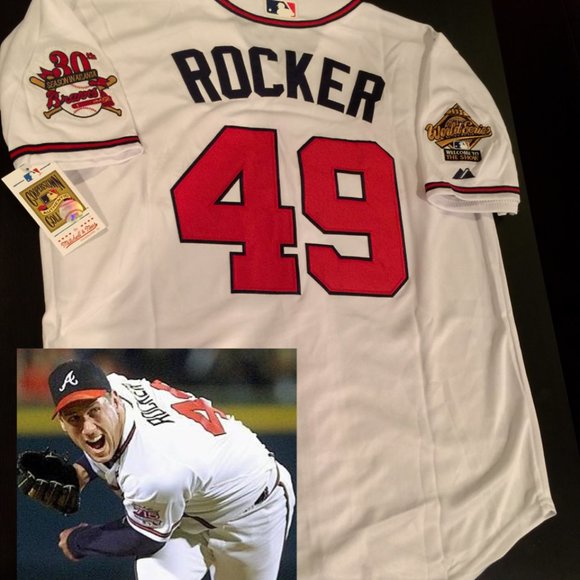 john rocker atlanta braves jersey